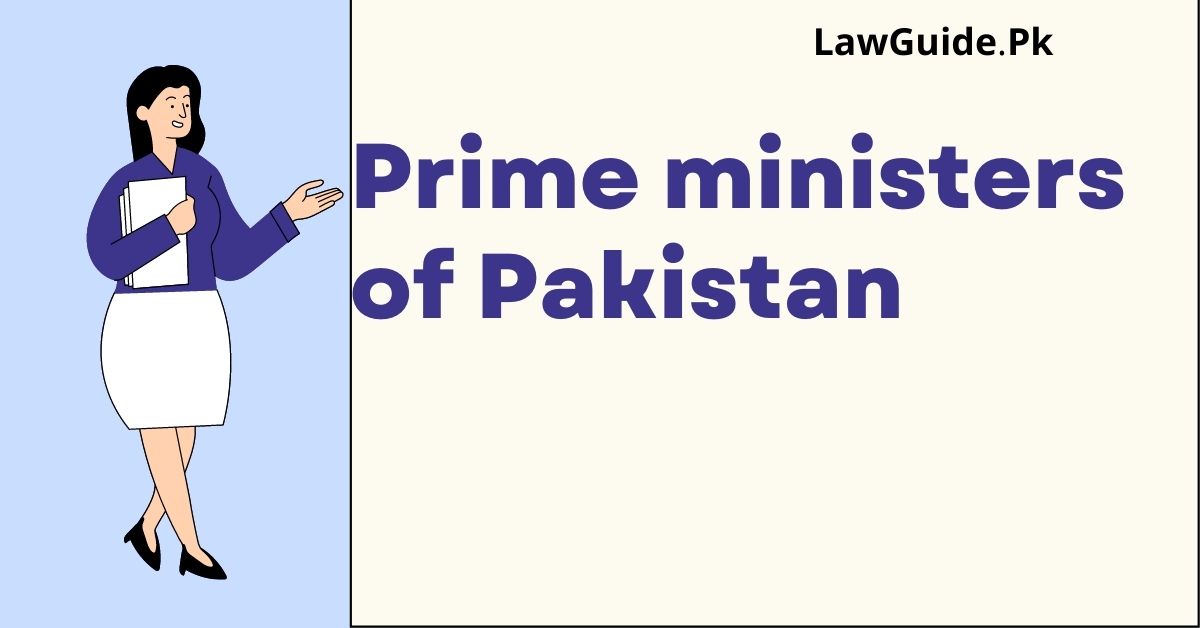 Prime Ministers of Pakistan